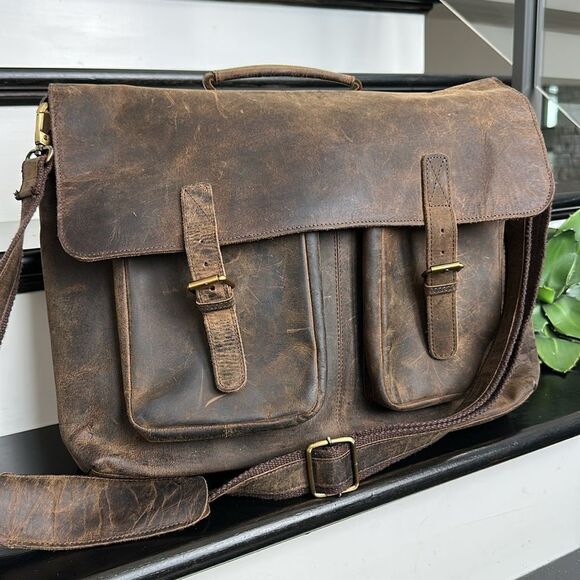 Komal'S Passion Leather & Komalc | Bags | New Leatherbriefcase Laptop ...